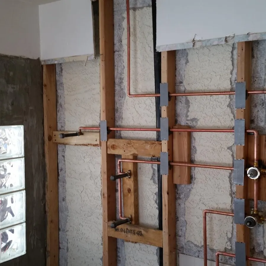 Copper pipe installation for Burst Pipe Repair in Newark